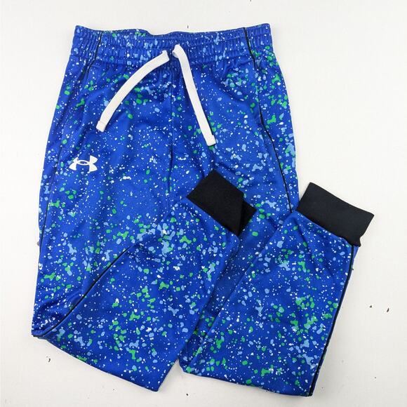 Under Armour Blue Splotch Joggers - Youth Small - Picture 1 of 4